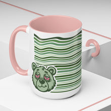 Load image into Gallery viewer, LIL GREEN BUDS - &quot;Beans&quot; the Bear - Accent Mug
