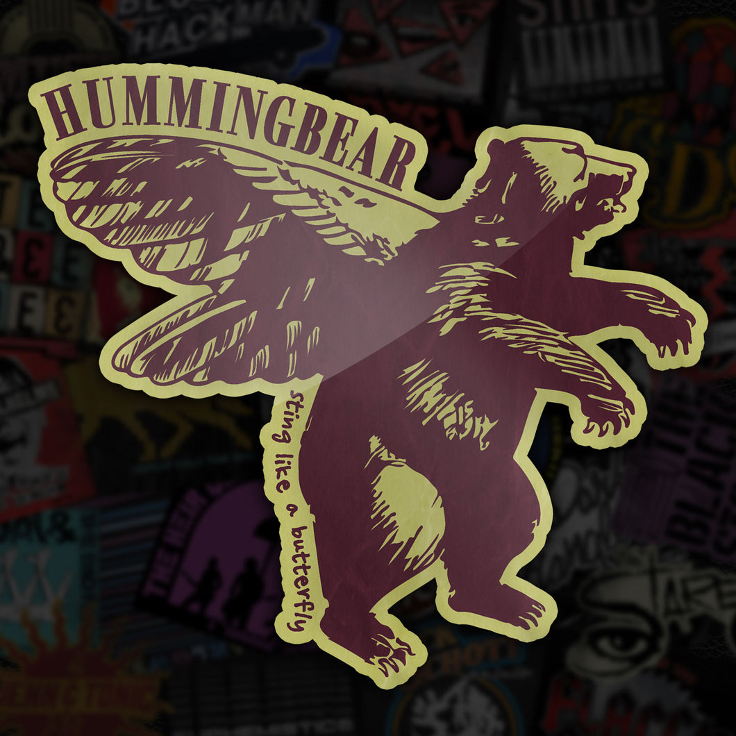 MB #02 - HUMMINGBEAR - Sticker