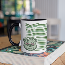 Load image into Gallery viewer, LIL GREEN BUDS - &quot;Beans&quot; the Bear - Accent Mug
