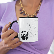 Load image into Gallery viewer, SPECKLES - Sneezing Panda - Accent Mug
