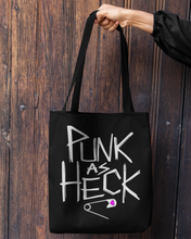 Load image into Gallery viewer, PUNK AS HECK - Open Safety Pin - Tote Bag
